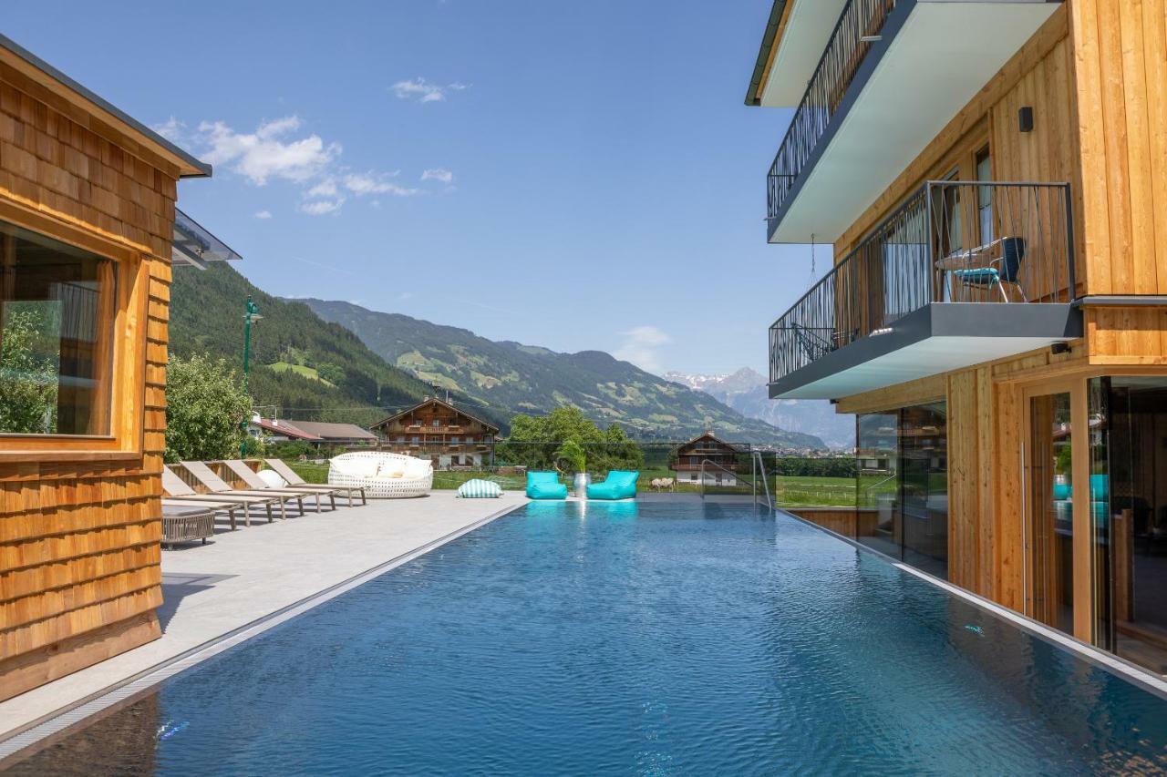 Appartement Zillertal Klee Mit Restaurant Kleementine Ried im Zillertal Exteriér fotografie